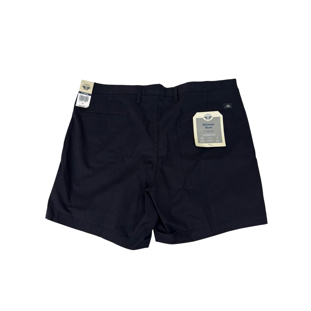Dockers Mens Ultimate Short Navy Blue 6" Inseam Supreme Flex Size 40 New